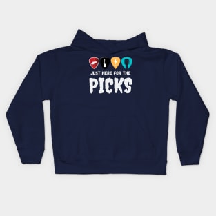 Just Here For The Picks Kids Hoodie